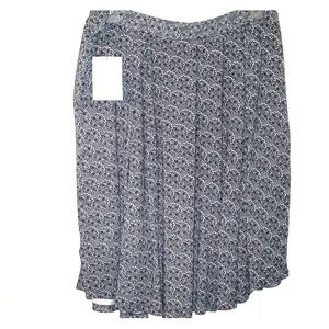 #LulaRoe #Madison Skirt NWT 2xl Gray, Black, white
